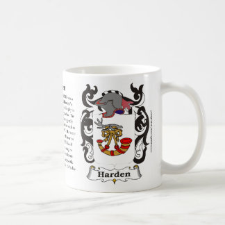Café Endurezca la taza del escudo de armas de la