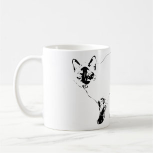 Café Energía matutina, taza de tinta crujiente