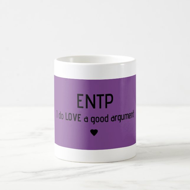 Café ENTP "amo taza de una buena discusión" (Centro)