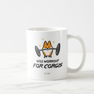 Café Entrenamiento para la taza de los Corgis