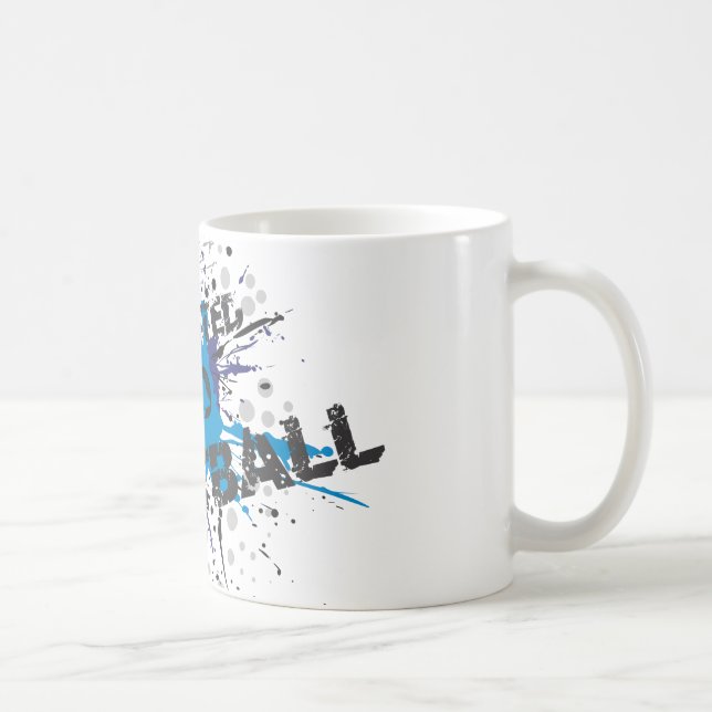 Café Enviciado a Paintball 2 - taza azul de Splat (Derecha)
