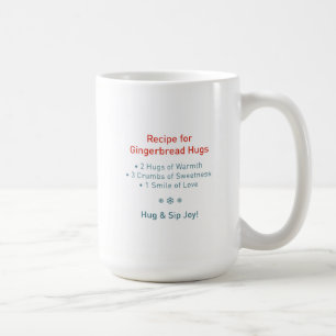 Café Envoltura de taza de Navidad de hombre de jengibre