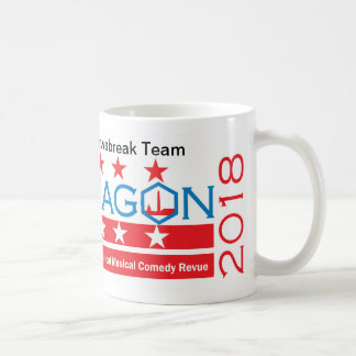 Café Equipo 2018 de Newsbreak del hexágono taza de 11