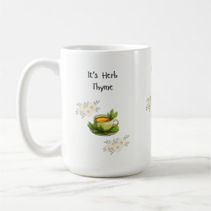 Café "Es Herb Thyme" taza de té/café