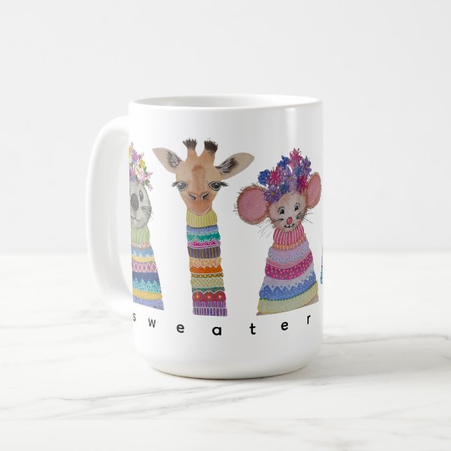 Café ¡Es la taza de Sweater Gang! (Anverso izquierdo)