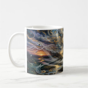 Café Escalera al cielo Taza de bosque de ensueño fantás