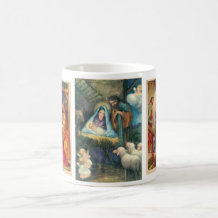 Café Escenas de Navidad en Taza