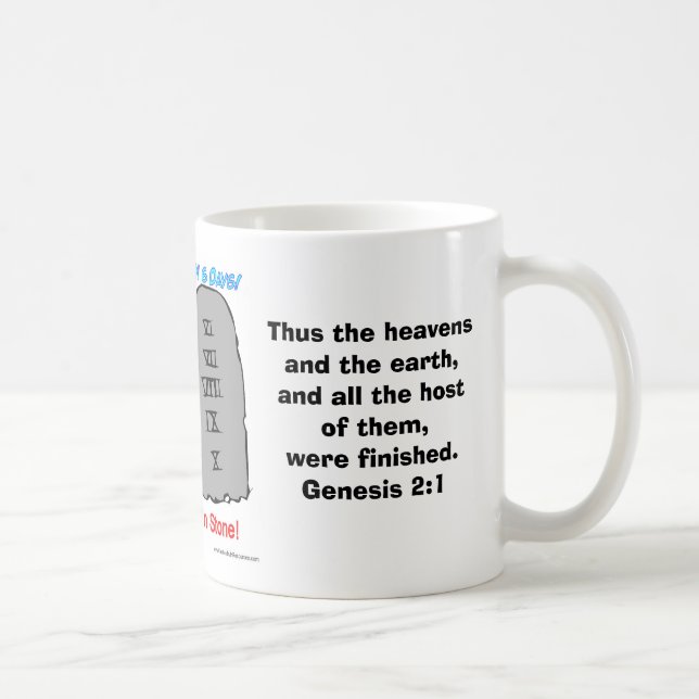 Café Escrito en la taza de piedra (Derecha)
