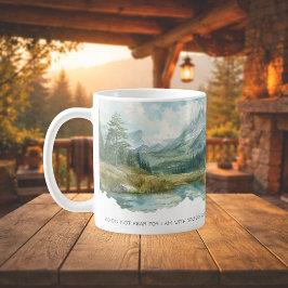 Café Escritura Bíblica Isaías 41:10 Taza de Montaña