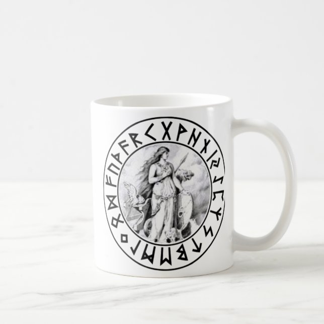 Café escudo de la runa de Freya de la taza (Derecha)