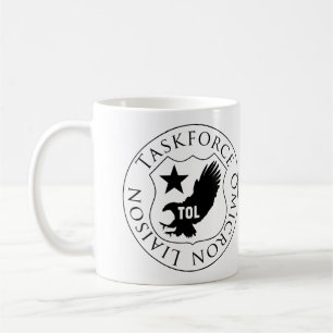 Café Escudo de TOL (2), negro en la taza blanca