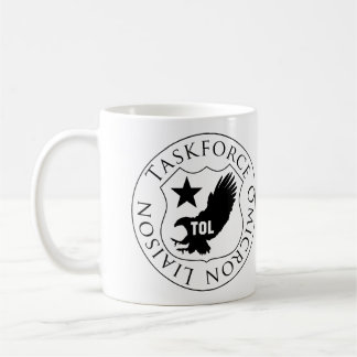 Café Escudo de TOL (2), negro en la taza blanca