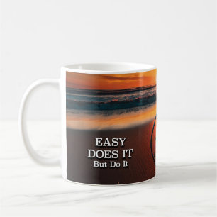 Café Eslogan de Recuperación "Fácil lo Hace" Taza de Am