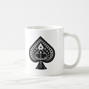 Café Espadas negras: El póker carda el juego: Taza de