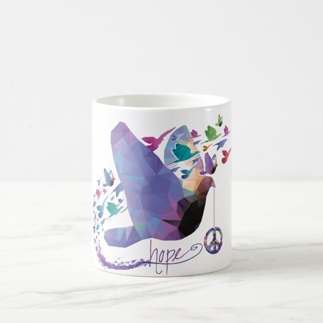 Café Esperanza de la paz - taza (Centro)