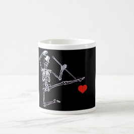 Café Esqueleto de baile de la taza clásica de 11 oz bla