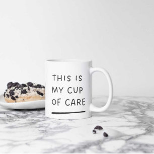 Café Esta es mi taza de cuidado Mug moderno hermoso
