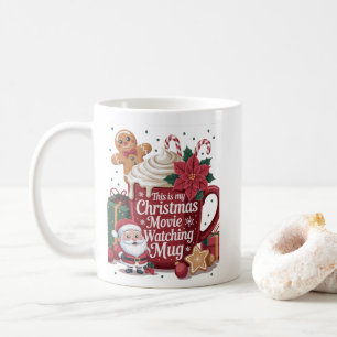 Café Esta es mi taza para ver películas de Navidad Xmas