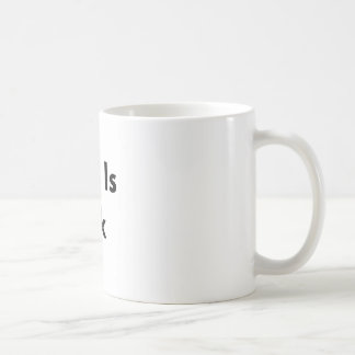 Café Esta Taza De Texto Mínimo Está Bien