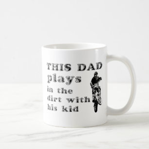 Café Esta Taza Para Papá Que Anda En Motocross De Bicic