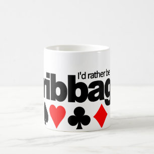 Café Estaría jugando bastante la taza de Cribbage -