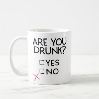Café ¿Estás borracho taza, divertida taza de café, rega