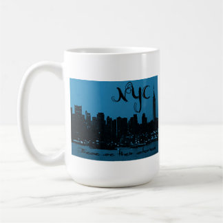 Café Éstas son su taza NYC de las historias