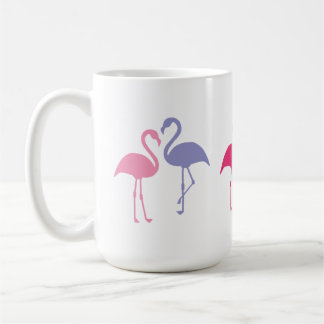 Café Estatuas grandes de flamenco de 15 onzas. Taza