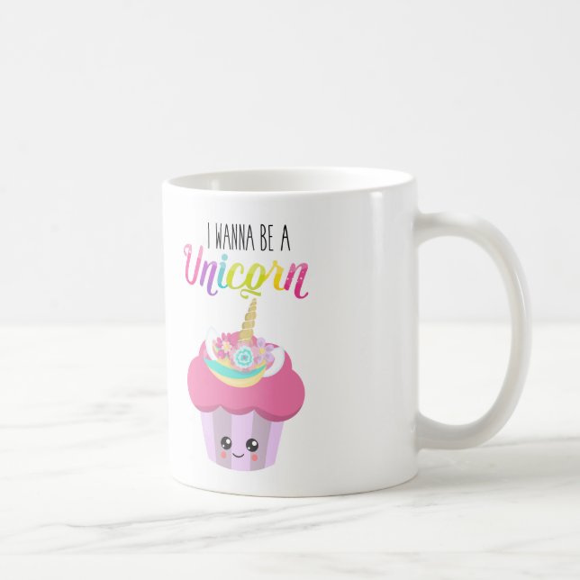 Café Estilo: Taza Clásica de unicornio (Derecha)