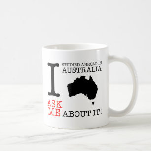 Café ¡Estudio en el extranjero en la taza de Australia