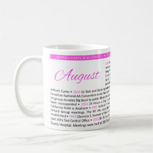 Café Eventos Destacados en la Historia de AA Taza - Ago