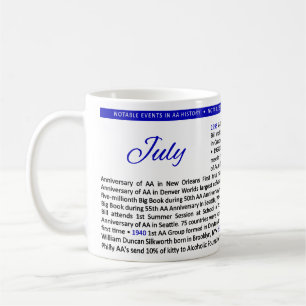 Café Eventos Destacados en la Historia de AA Taza - Jul