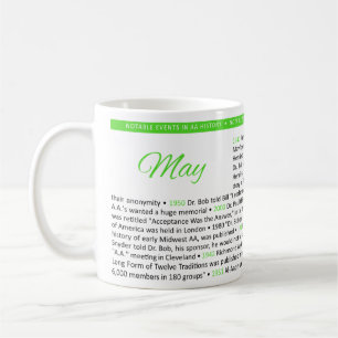 Café Eventos Destacados en la Historia de AA Taza - May
