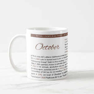 Café Eventos Destacados en la Historia de AA Taza - Oct