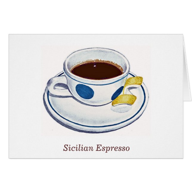 Café express siciliano (Anverso (Horizontal))
