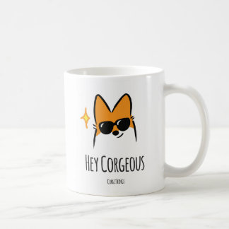 Café Ey taza de Corgeous