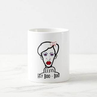 Café Ey taza de la mañana del abucheo