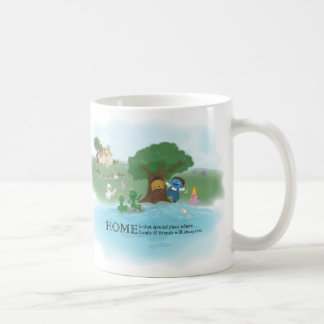 Café Familia de Kuki y taza de los amigos
