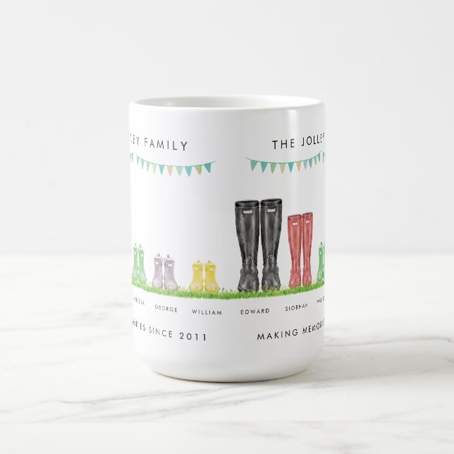 Café Familia de taza de fabricación de Welly de los (Centro)