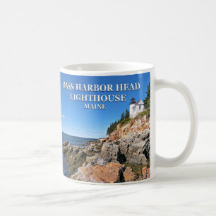 Café Faro bajo de la cabeza del puerto, taza de Maine