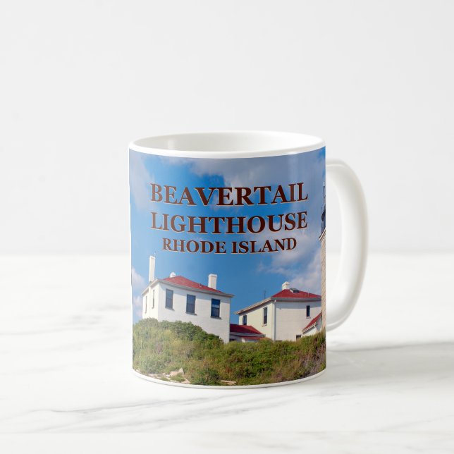 Café Faro de Beavertail, taza de Rhode Island (Anverso derecho)