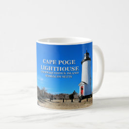 Café Faro de Cape Poge, taza de Massachusetts