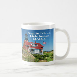 Café Faro de la isla de Seguin, taza de Maine