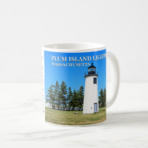 Café Faro de la isla del ciruelo, taza de Massachusetts