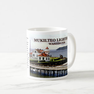 Café Faro de Mukilteo, taza de Washington