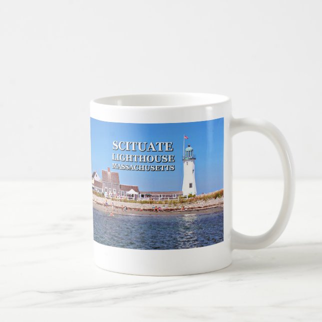 Café Faro de Scituate, taza de Massachusetts (Derecha)