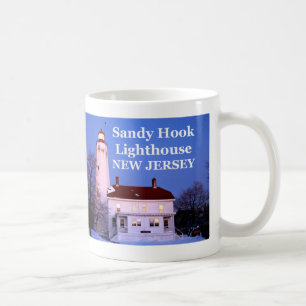 Café Faro del gancho de Sandy, taza de New Jersey