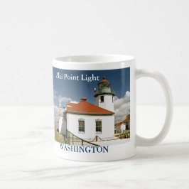 Café Faro del punto de Alki, taza de Washington