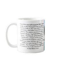 Faro del punto de Pemaquid, taza de Maine