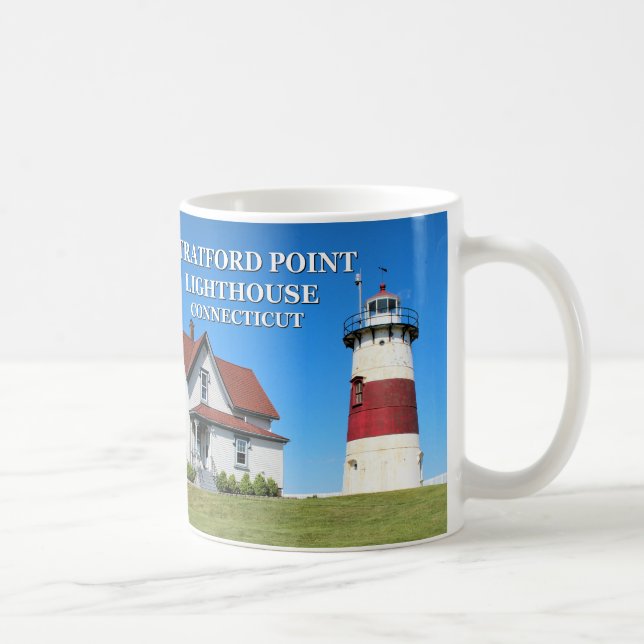Café Faro del punto de Stratford, taza de Connecticut (Derecha)